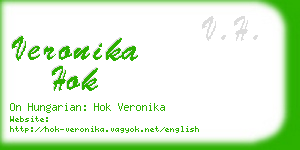 veronika hok business card